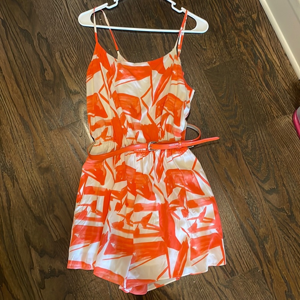 Alice + Olivia romper with belt